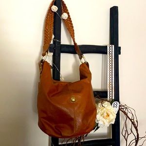 large Capezio Braided handle Bag.